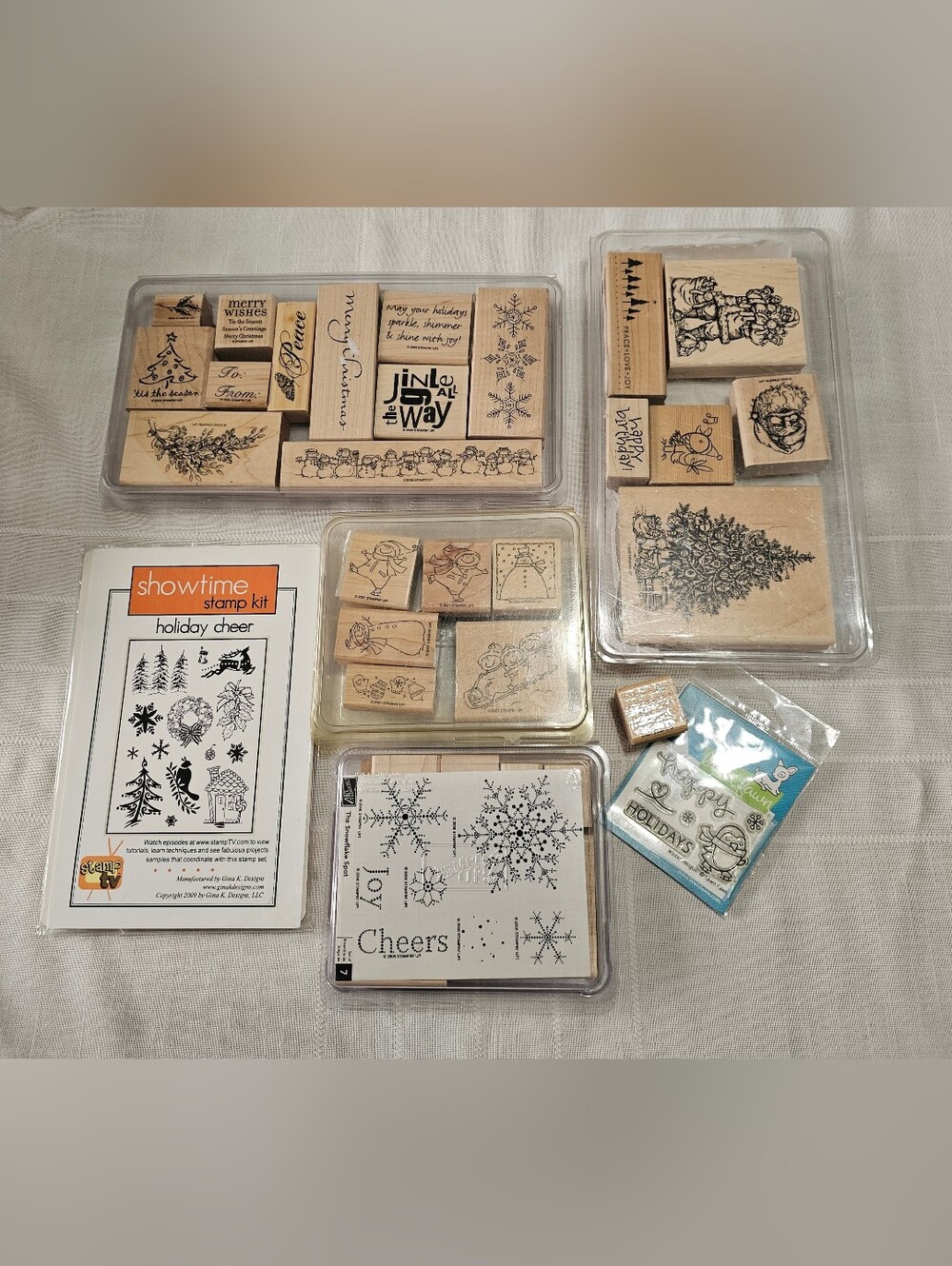 Holiday Stampin' Up Lot - Assorted Christmas Designs